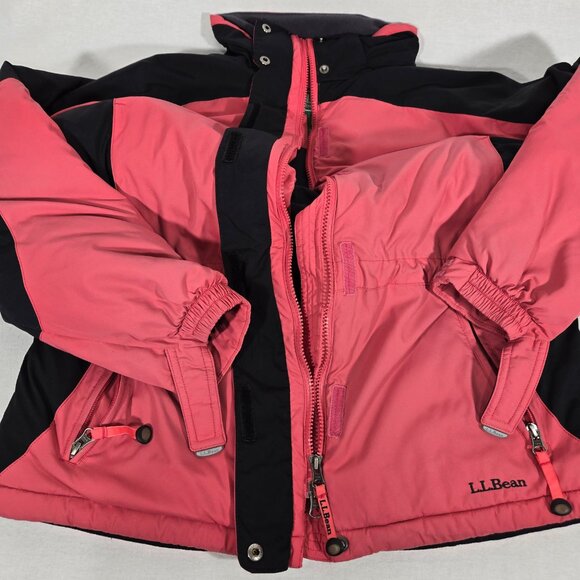 Vintage L.L.Bean Y2K Barbie INSULATION PRIMALOFT Winter Jacket Women Size M REG. - Picture 8 of 17